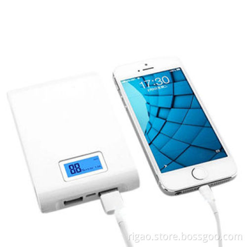 Dual USB LED Screen Strong Light Power Bank for Smartphone and Laptop